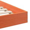 vidaXL Struttura del letto Marrone cerato 80 x 220 cm Pino massello