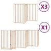 vidaXL Cancello per Cani Porta Pieghevole 15 Pannelli 750 cm in Pioppo