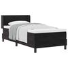 vidaXL Letto a molle con testiera Nero 190 x 90 cm Velluto