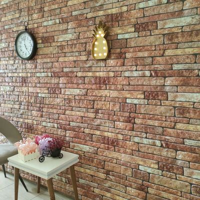 10 Pannelli In Legno Massello Di Teak Per Pareti - Finitura Sbiancata, Stile Rustico - Superficie Totale 1,01 M² - Foto 5