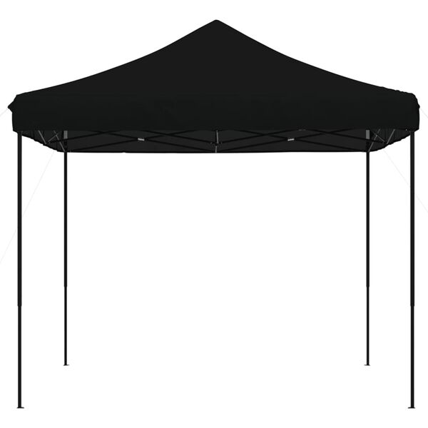 vidaXL Tenda da Festa Pieghevole Pop-Up Nero 292x292x315 cm