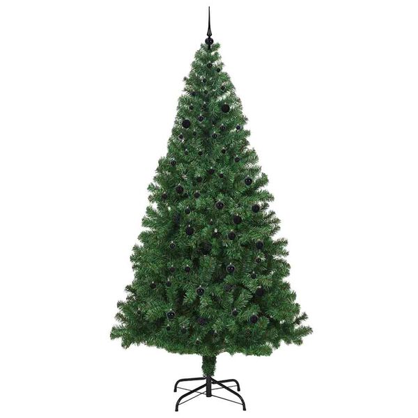 vidaXL Albero di Natale artificiale con 300 LED Verde 240 cm