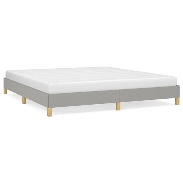 vidaXL Struttura Letto Senza Materasso 180x200cm Tessuto Super King