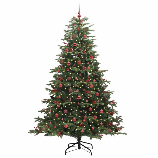 vidaXL Albero di Natale artificiale con 300 LED Verde 240 cm
