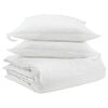 vidaXL Set di Piumoni con cuscino 3 pz Bianco Piuma d'anatra
