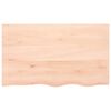 vidaXL Ripiano a Parete 100x60x2 cm Legno Massello Rovere Non Trattato