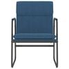 vidaXL Sedia Lounge Blu 55x64x80 cm in Tessuto