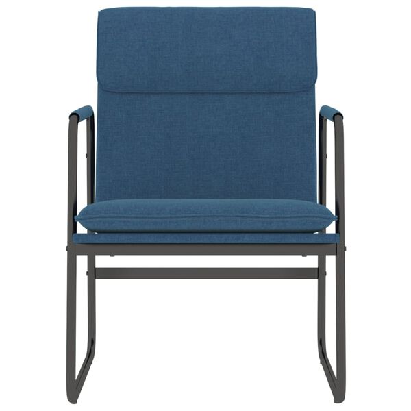 vidaXL Sedia Lounge Blu 55x64x80 cm in Tessuto