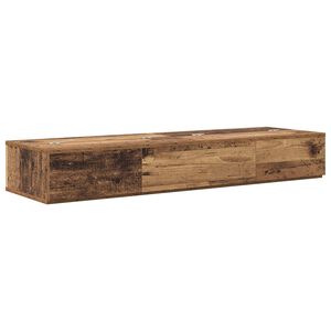 vidaXL Scrivania studio Legno antico 110 x 40 x 19,5 cm