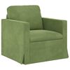 vidaXL Divano 2 pcs Verde chiaro 138 x 78 x 80 cm Velluto