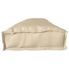 vidaXL Cuscino per pallet Beige 200 x 40 x 8 cm Tessuto Oxford