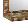 vidaXL Specchio da bagno Marrone Legno Recuperato Massello