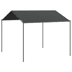 vidaXL Tenda a Baldacchino Antracite 3x3 m in Acciaio e Tessuto