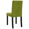 vidaXL Sedie da Pranzo 4 pz Verde Chiaro in Velluto