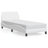 vidaXL Giroletto Dover Bianco 90x190 cm in Similpelle