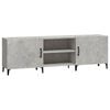 vidaXL Mobile Porta TV Grigio Cemento 150x30x50cm in Legno Multistrato