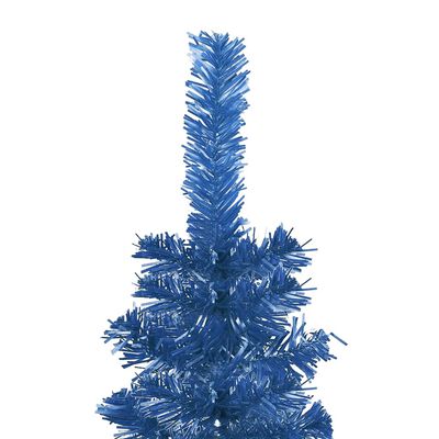 vidaXL Albero di Natale Sottile Blu 120 cm
