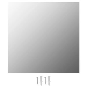 vidaXL Specchio da Parete 40x40 cm Quadrato in Vetro