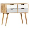 vidaXL Credenza 85x40x71 cm in Legno Massello di Mango