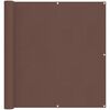 vidaXL Schermo da balcone 110 x 400 cm Tessuto Oxford Rettangolare