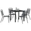 vidaXL Set da Pranzo per Giardino 5 pcs Antracite