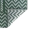 vidaXL Tappeto da esterno ARAKIL Verde e bianco 300 x 400 cm PP
