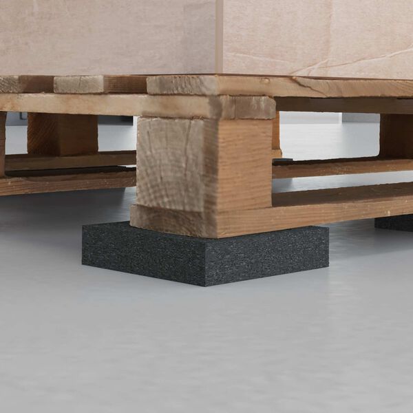 vidaXL Tappetino in Gomma Nero Gomma