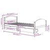 vidaXL Giroletto con 2 Cassetti in Legno Massello Pino 90x200 cm