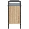 vidaXL Panca Porta Scarpe Rovere Sonoma 65,5x32x57,5 cm