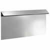 vidaXL Recinto per lumache 50 x 3,5 x 25 cm Acciaio zincato Argento