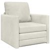 vidaXL Divano letto Crema 74 x 77 x 81 cm Velluto