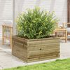 vidaXL Fioriera da Giardino 80x80x45,5 cm in Legno di Pino Impregnato