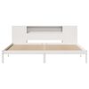 vidaXL Giroletto con Libreria senza Materasso 180x200 cm in Legno Pino