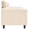 vidaXL Divano a 3 Posti Beige 180 cm in Tessuto Microfibra