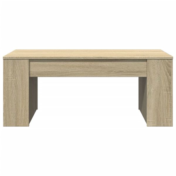 vidaXL Tavolino da Salotto Rovere Sonoma 102x55x42cm Legno Multistrato