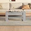 vidaXL Tavolino da Salotto Grigio Sonoma 102x55x45cm Legno Multistrato