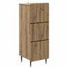 vidaXL Mobile con Cassetti 33 x 34,5 x 92 cm Legno ingegnerizzato