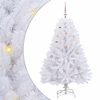 vidaXL Albero di Natale Artificiale con Rami Pieghevoli Bianco 150 cm