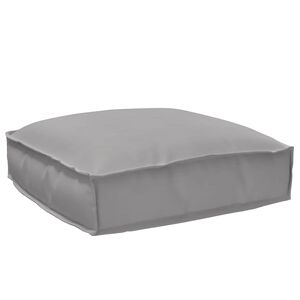 vidaXL Cuscino Tessuto Oxford Grigio 50 x 50 x 12 cm