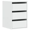 vidaXL Cassettiera Bianca 40x41x58 cm in Legno Multistrato