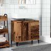 vidaXL Mobile Sottolavabo Legno Antico 65x33x60 cm in Truciolato