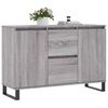 vidaXL Credenza Grigio Sonoma 101,5x35x70 cm in Legno Multistrato