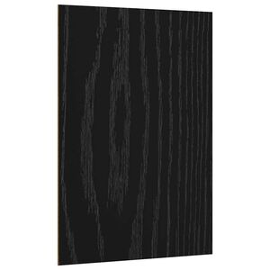 vidaXL Pannelli decorativi 12 pz Rovere Nero 21 x 30 x 0,27 cm
