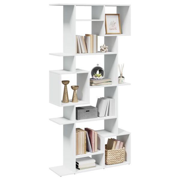 vidaXL Libreria Bianca 92x29x188 cm in Legno Multistrato