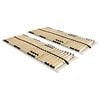 vidaXL Reti a Doghe 2 pz 7 Zone con 28 Doghe in Legno 70x200 cm