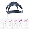 vidaXL Letto per Cani Blu navy 90 x 81 x 80,5 cm Acciaio