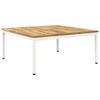 vidaXL Tavolino da salotto Sbiancato 98 x 100,5 x 45 cm