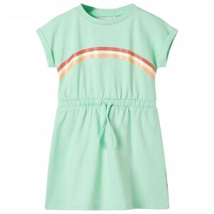 vidaXL Abito da Bambina con Coulisse Verde Brillante 104
