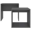vidaXL Set Tavolini da Salotto Grigio 48x30x45 cm in Legno Multistrato