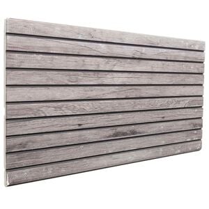 vidaXL Pannelli da parete 5 pz 100 x 50 cm Grigio Schiuma EPS